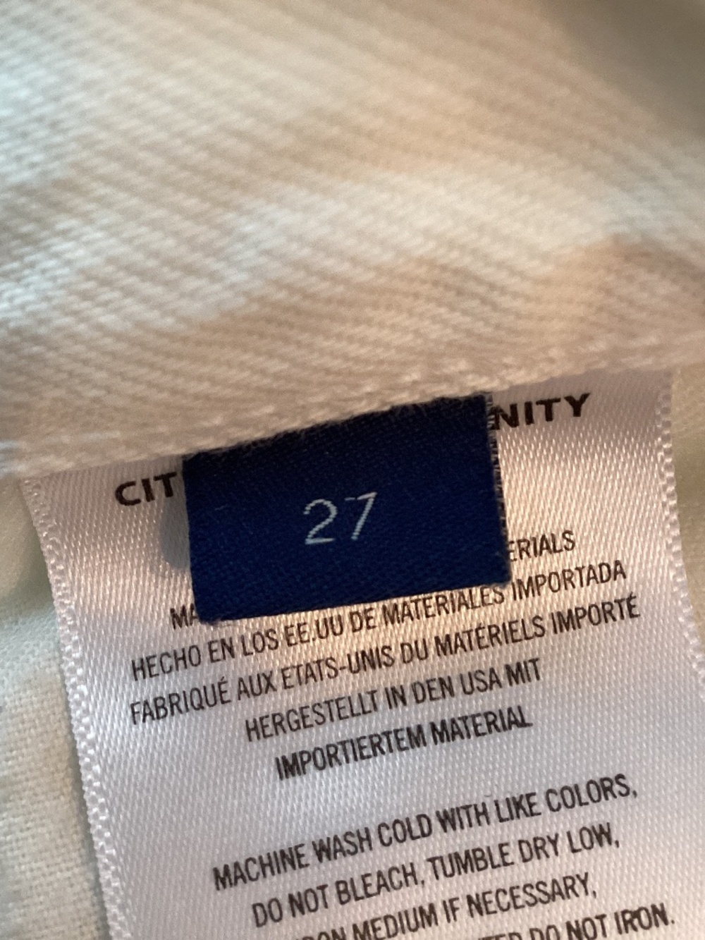 Citizens of Humanity White Ayla Jeans - Size 27 - Picture 5 of 8